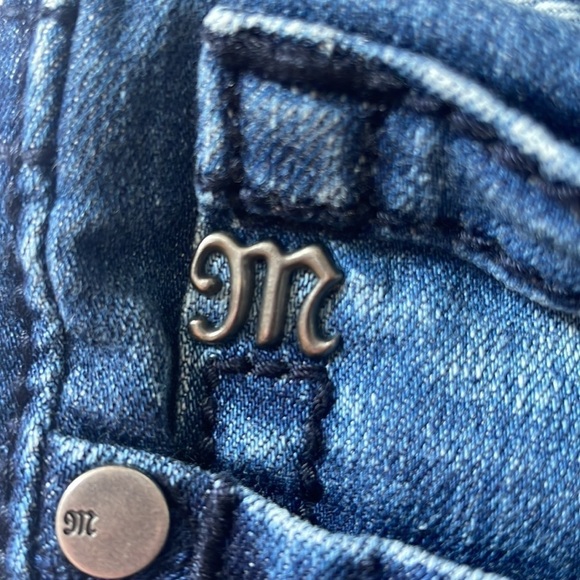 Miss Me Signature Skinny Jeans Floral Embroidered Pocket Size 31 - Picture 10 of 13